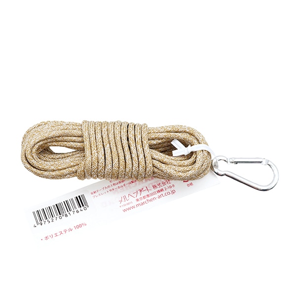 手芸ひも 『アウトドアコードメランジェ 1764番色 ベージュミックス