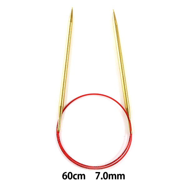 addi made in Germany 棒針編み 輪編み 編み棒 ニット 毛糸 編み針 『addiレース輪針シルバー 60cm 針サイズ7.0mm』 addi