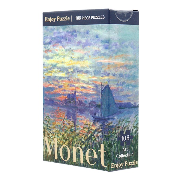モネ様 玩具 『パズル Monet Marine View with a Sunset 108ピース 165