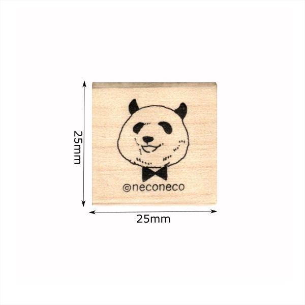スタンプ 『ねこねこスタンプ パンダ 1741-001』 KODOMO NO KAO こども