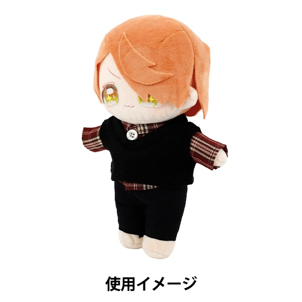 kirakiraennka ぬいぐるみ用 ベストＭ4着、Lサイズ 4着 ぬいぐるみ衣装 『mpa ニットベスト Lサイズ ブラック MPA-103D-L