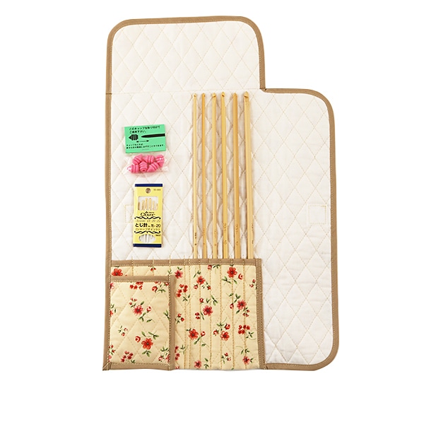 編み針 『匠 (たくみ) アフガン針セット 竹製 ケース付き 45-140