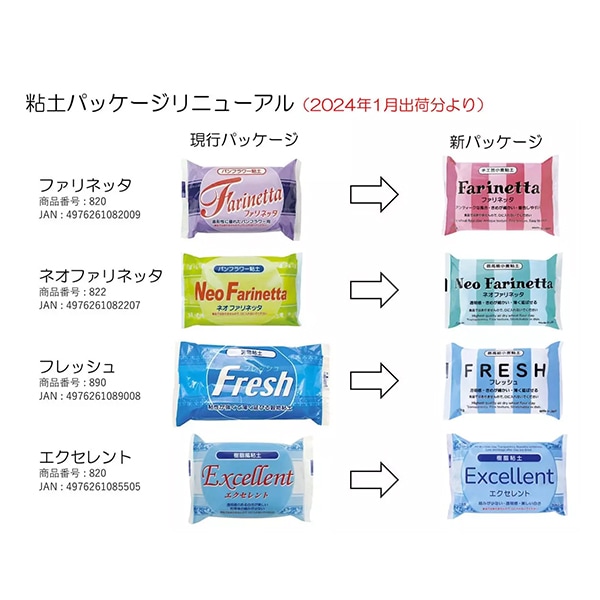 パンフラワー用穀物粘土 『Fresh (フレッシュ) 240g』 サン工業 粘土