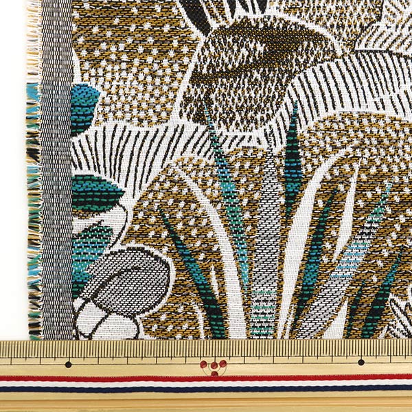 生地 『SAFECO ジャガード カットクロス BIRMANIE 約45cm×80cm C