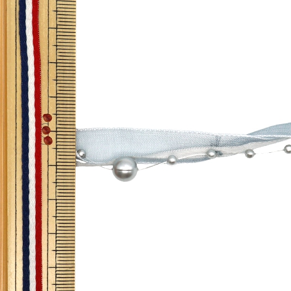 パールリボン 数量5から】 リボン 『ファンシーパール 2cm幅 4番色 2142-04