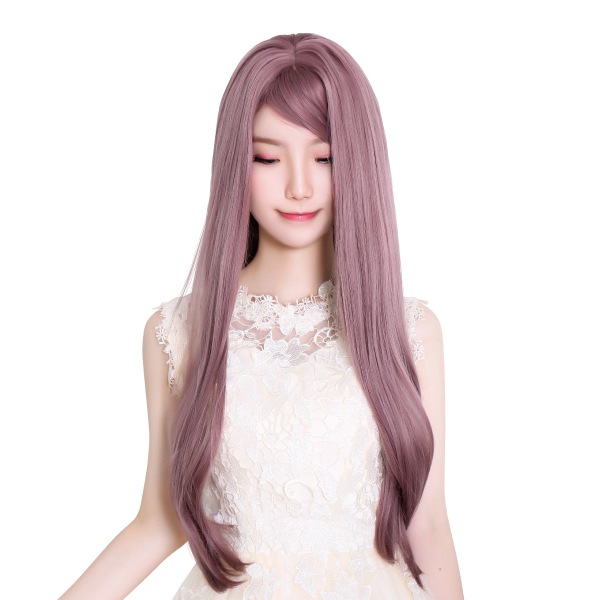 Amazon.co.jp: Hawkko ウィッグ ロング ストレート 姫カット
