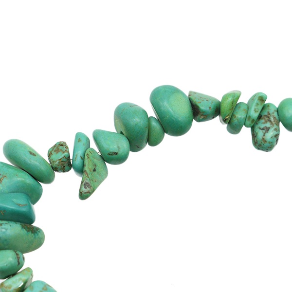 ビーズ 『天然石さざれ 練ターコイズグリーン 20cm YT3911』 ビーズ