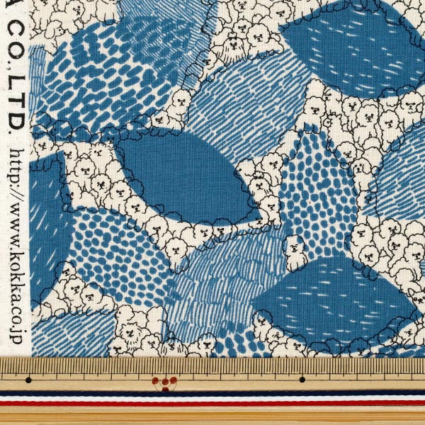 数量5から】 生地 『marble SUD(マーブルシュッド) 綿麻シーチング