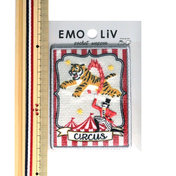 ワッペン 『EMOLIVポケットワッペン サーカス LGW-2-B』 KOKKA