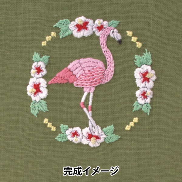 刺しゅうキット 『Chicchi 動物と季節の植物が彩る12ヶ月刺繍キット