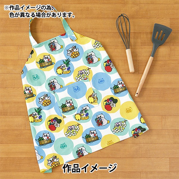 生地 『KEN オックスカットクロス フルーツ 約70cm×75cm KNFO-01