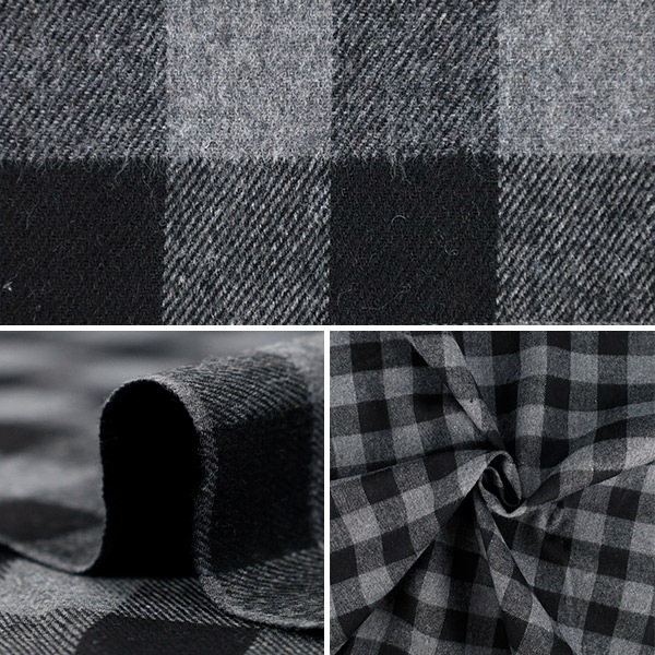 ブラック・グレー チェック 28066-473-