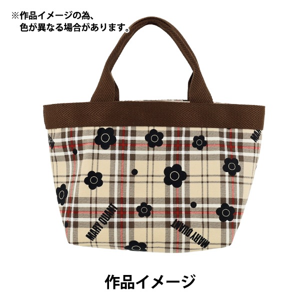 数量5から】 生地 『MARY QUANT オックス タータンチェック イエロー