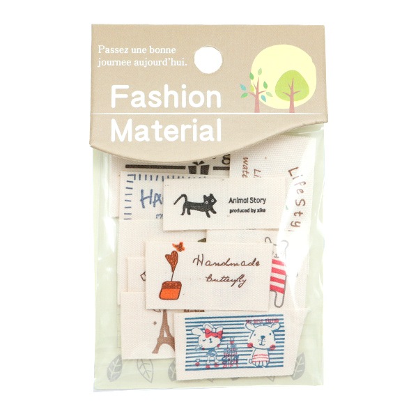 タグラベル 『コットンタグ 10種類×各1枚入り CT-01』 雑貨,ワッペン