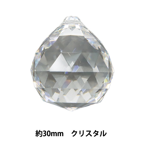 ビーズ 『アスフォークリスタル701 クリスタル 20mm』 ビーズ,パック