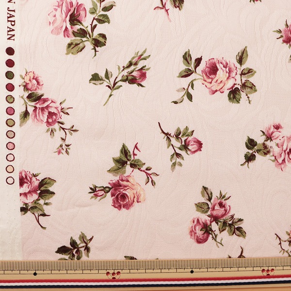 数量5から】 生地 『フクレジャガード 花柄』 YUWA 有輪商店 コットン  