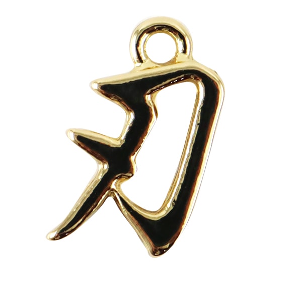 手作りアクセサリー 手芸金具 『KPパーツ #10624 刃 シルバー 1個 #10624』 ビーズ