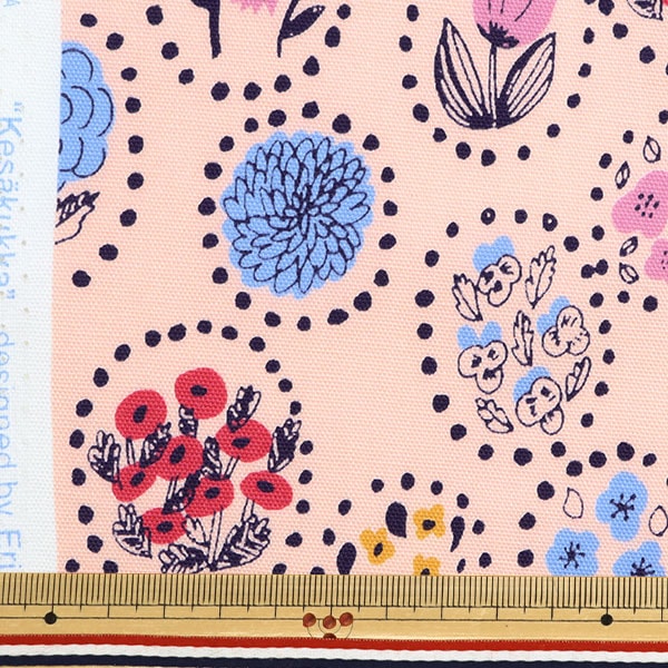 生地 『kippis (キッピス) オックス カットクロス 約108×50cm 夏の花