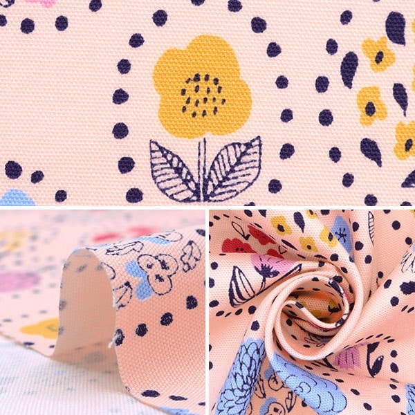 生地 『kippis (キッピス) オックス カットクロス 約108×50cm 夏の花