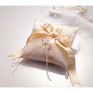 ウエディング手芸キット 『リングピローベーシック 洋・白・スクエア