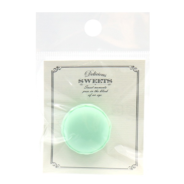 アクセサリー素材 『スイーツパーツ マカロン ミントグリーン 1個入り
