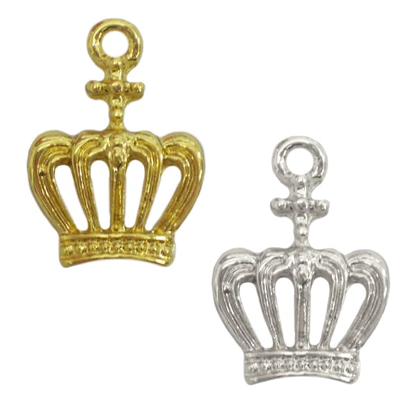 手芸金具 『チャーム 王冠 (#204) 金色』 すべての商品| ホビー材料の