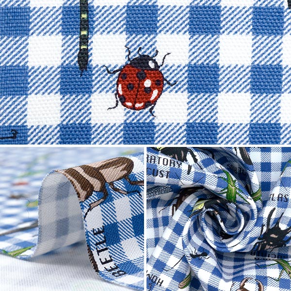 数量5から】 生地 『オックス カラフルキャンバス 森のヒーローたち