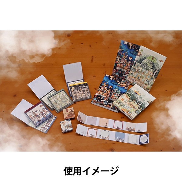 文具 『空想街雑貨店 ブック付箋 文房具の王国 QBF-KZB』 SAKURA