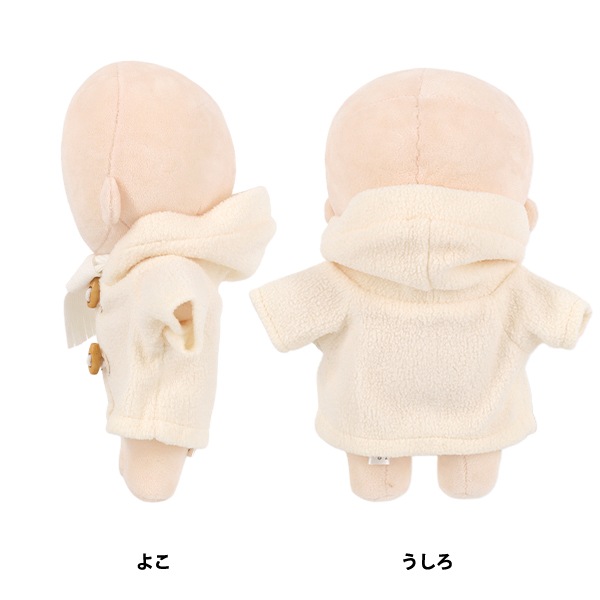 ぬいぐるみ衣装 『mpa ダッフルコートセット Lサイズ ホワイト MPA