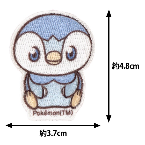 ワッペン 『ポケピース 刺しゅうシールワッペン ポッチャマ PPS002