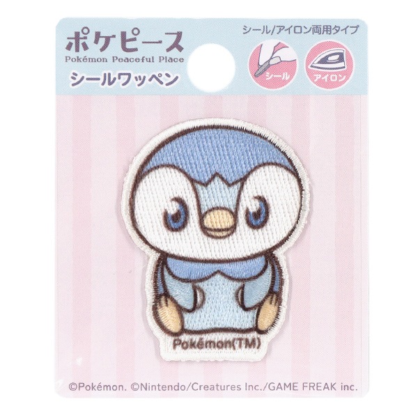 ワッペン 『ポケピース 刺しゅうシールワッペン ポッチャマ PPS002