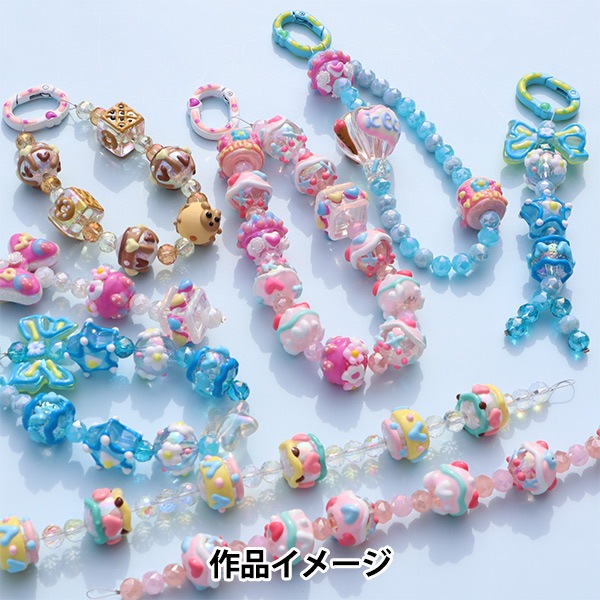 手芸パーツ 『ペイントビーズ 3個入り 05 PTB-01』 KIYOHARA 清原