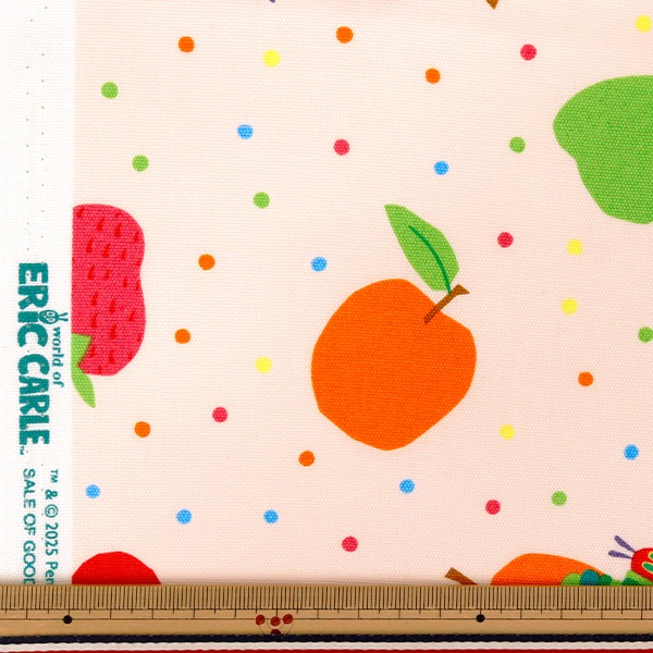 数量5から】 生地 『オックス はらぺこあおむし (Hungry Caterpillar