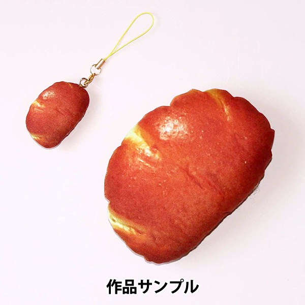 生地 『パン屋さん カットクロス 約110cm×約100cm 赤 C-PANYASAN-RE