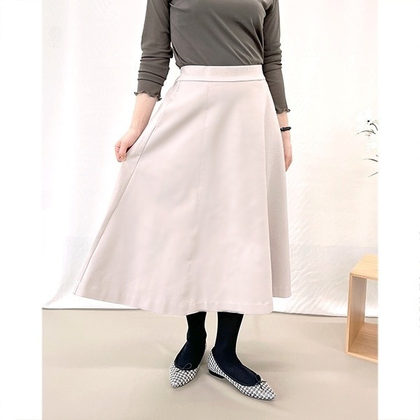 スカート 『ポンチニットフレアスカート キャメル SA00183-50-CA