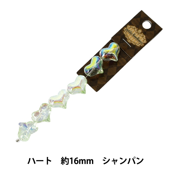 アクセサリー素材 『ガラスビーズ ドロップMIX シャンパンゴールド GN