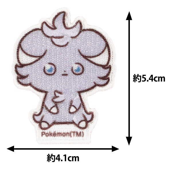 ワッペン 『ポケピース 刺しゅうシールワッペン ニャスパー PPS005