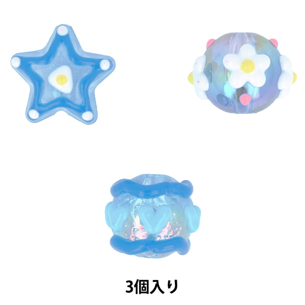 手芸パーツ 『ペイントビーズ 2個入り 06 PTB-02』 KIYOHARA 清原