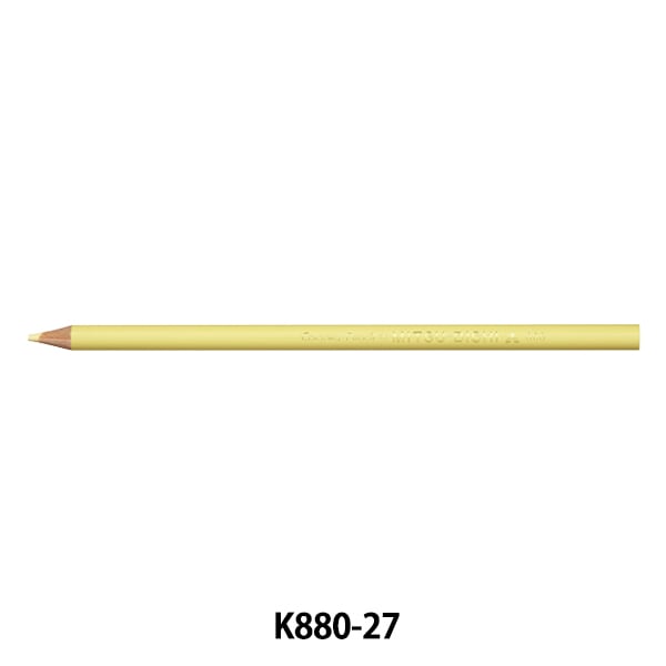 女性ヌード鉛筆画 金色フレーム付き 文房具 『色鉛筆 単色 玉子色 K880.27』 画材・文具,筆記具