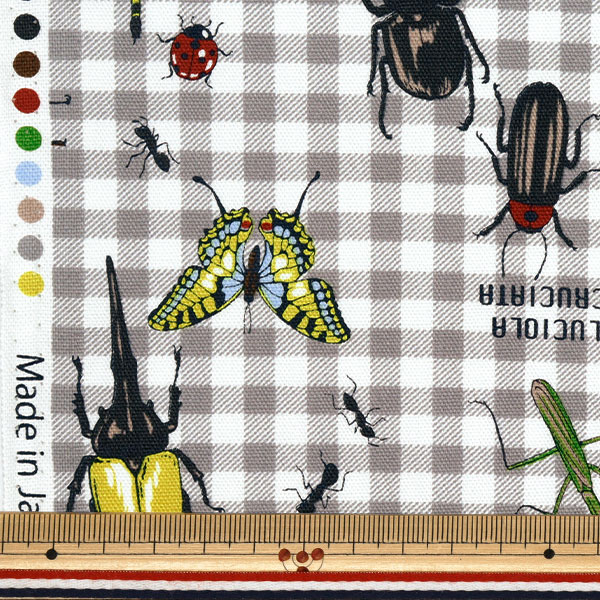 数量5から】 生地 『オックス カラフルキャンバス 森のヒーロー