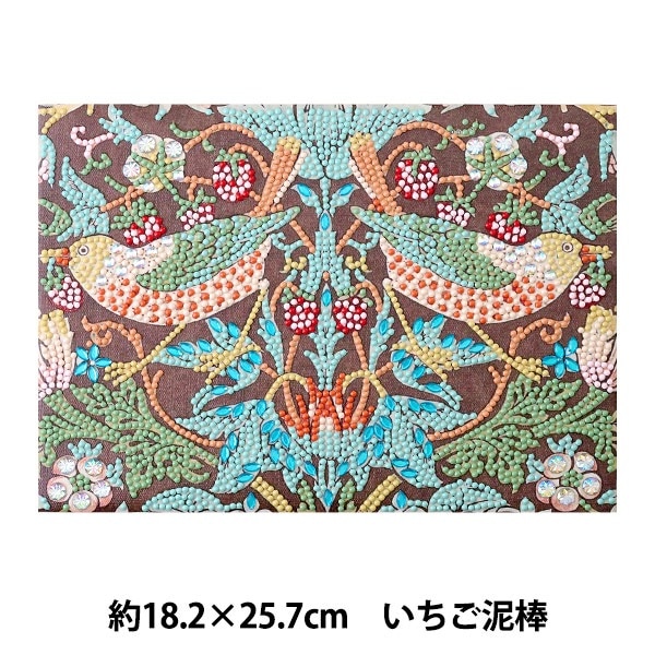 ビーズキット 『ダイヤモンドフィックス イチゴ泥棒 10-3430