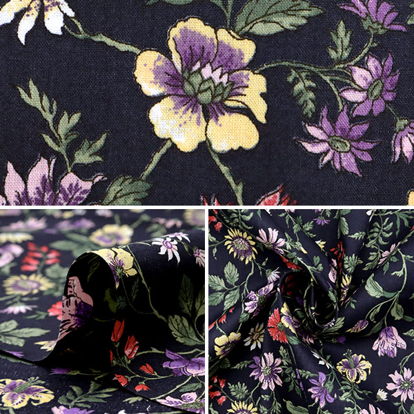 数量5から】 生地 『LIBERTY リバティプリント タナローン