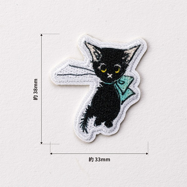 ワッペン 『くらはしれい ワッペン こねこのトト/トト KRTW-01』 雑貨