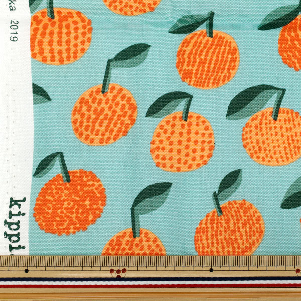 生地 『kippis (キッピス) オックス カットクロス 約108×50cm ミカン