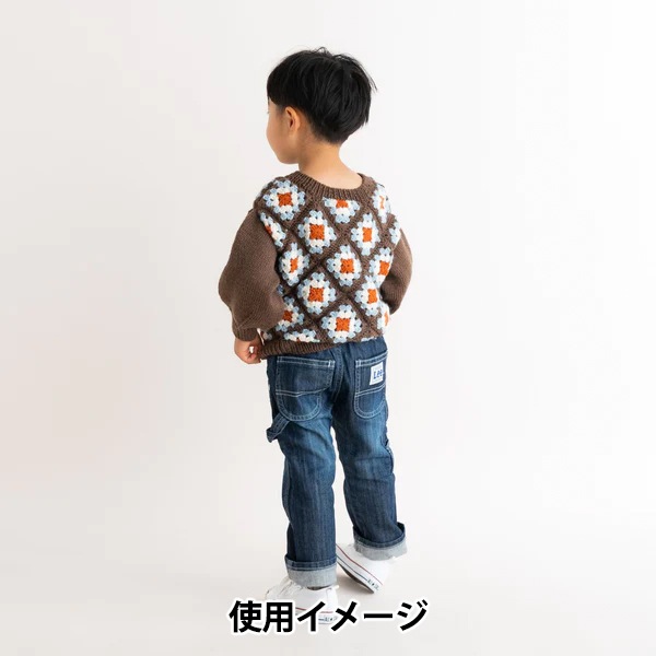 リメイク グラニースクエア セーター 🧶【グラニーススクエア4枚でレトロ可愛い長袖セーター後編