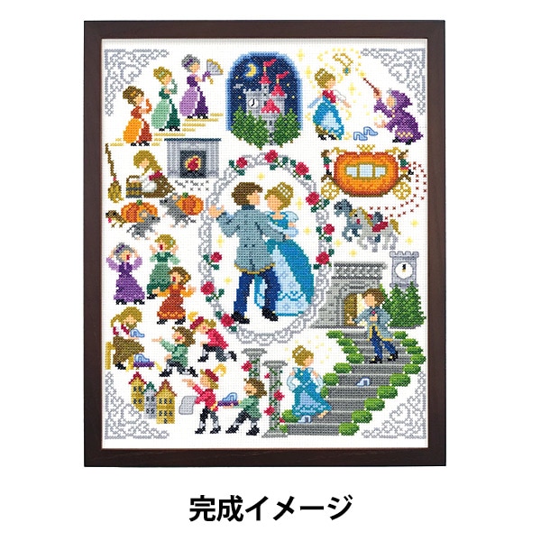 ミニーマウス 刺繍画 縫い絵 一枚限定生産 5882_sakuhin.jpg?v=1697264769