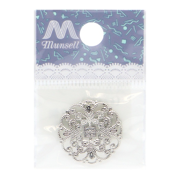 手芸金具 『スカシパーツ シルバー #2432』 ビーズ,ビーズ金具,その他