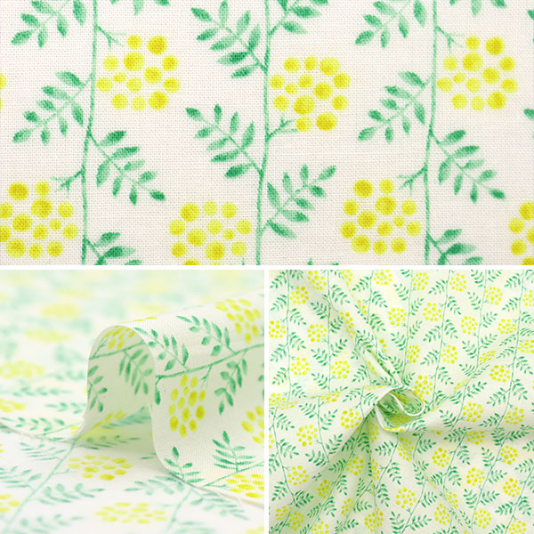 数量5から】 生地 『スケア リーフランド ネイビー SP2220-2E』 生地