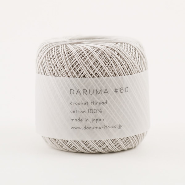 レース糸 『ダルマレース糸 #80 5g 2番色』 DARUMA ダルマ 横田