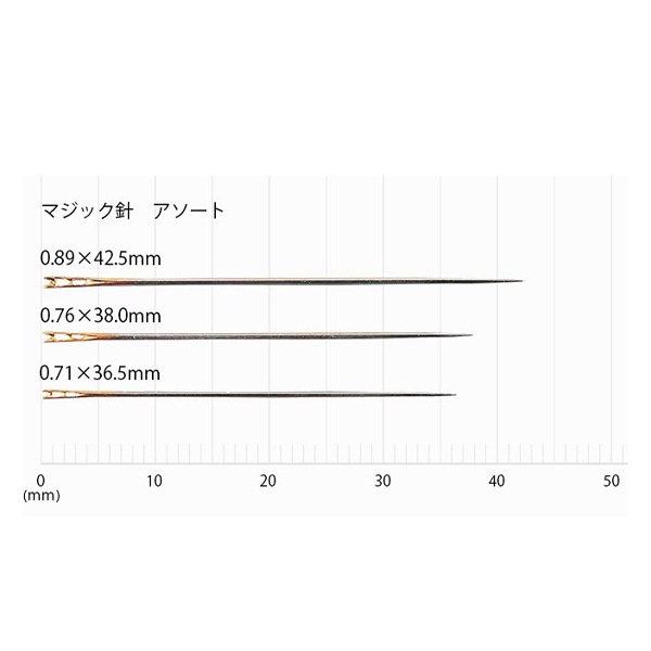 手縫い針 『マジック針 アソート 6本入り THN-058』 Tulip